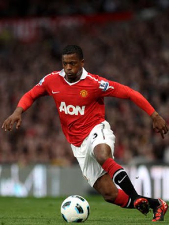 patrice+Evra+manchester+united+france